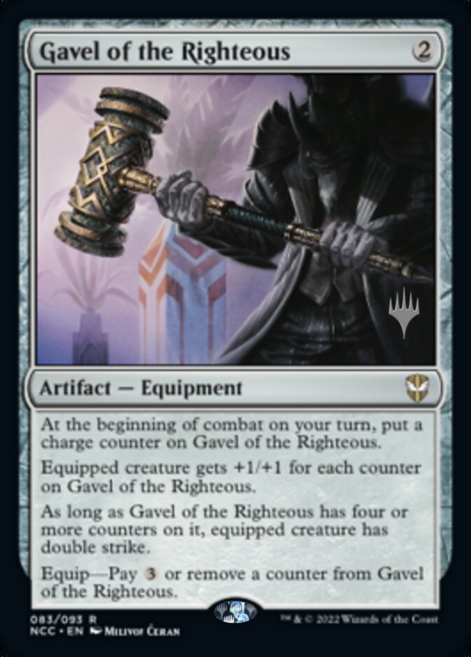 Gavel of the Righteous (Promo Pack) [Streets of New Capenna Commander Promos] | Gear Gaming Bentonville