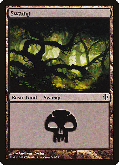 Swamp (348) [Commander 2013] | Gear Gaming Bentonville