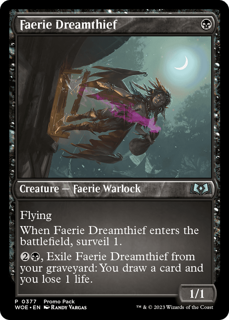 Faerie Dreamthief (Promo Pack) [Wilds of Eldraine Promos] | Gear Gaming Bentonville