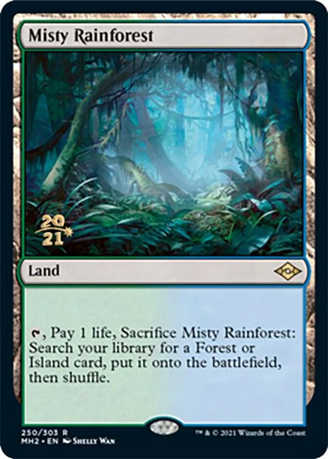 Misty Rainforest [Modern Horizons 2 Prerelease Promos] | Gear Gaming Bentonville