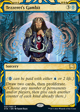 Tezzeret's Gambit (Etched Foil)
 [Strixhaven Mystical Archive] | Gear Gaming Bentonville