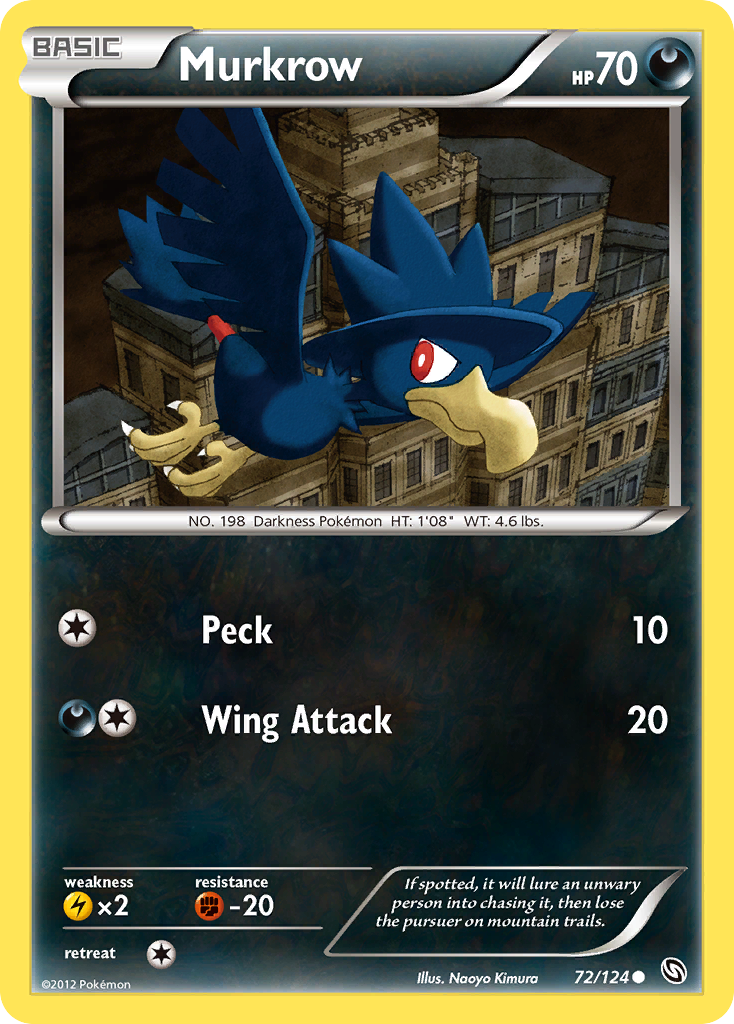 Murkrow (72/124) [Black & White: Dragons Exalted] | Gear Gaming Bentonville