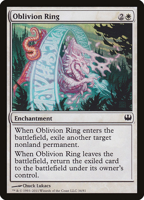 Oblivion Ring [Duel Decks: Knights vs. Dragons] | Gear Gaming Bentonville