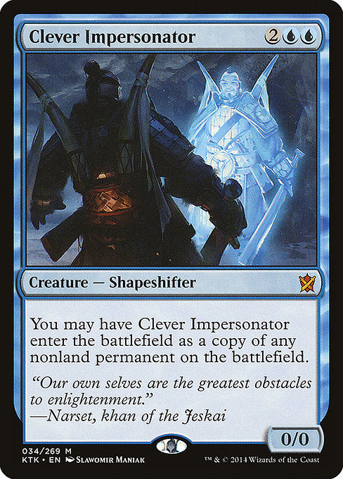 Clever Impersonator [Khans of Tarkir] | Gear Gaming Bentonville