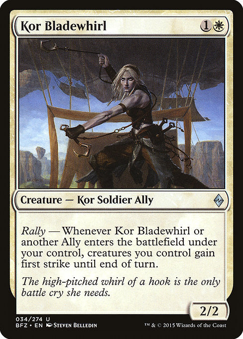 Kor Bladewhirl [Battle for Zendikar] | Gear Gaming Bentonville