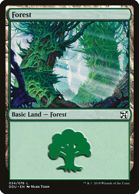 Forest (34) [Duel Decks: Elves vs. Inventors] | Gear Gaming Bentonville