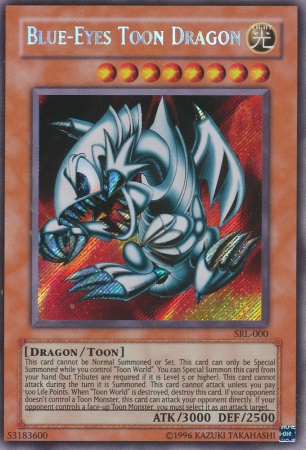 Blue-Eyes Toon Dragon [SRL-000] Secret Rare | Gear Gaming Bentonville