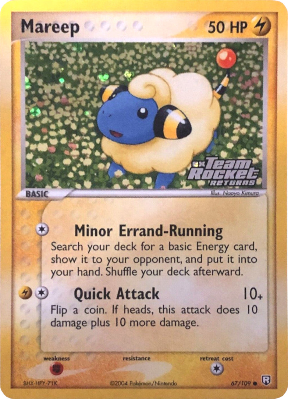 Mareep (67/109) (Stamped) [EX: Team Rocket Returns] | Gear Gaming Bentonville