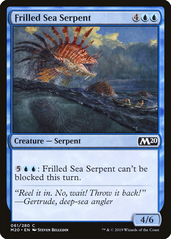 Frilled Sea Serpent [Core Set 2020] | Gear Gaming Bentonville