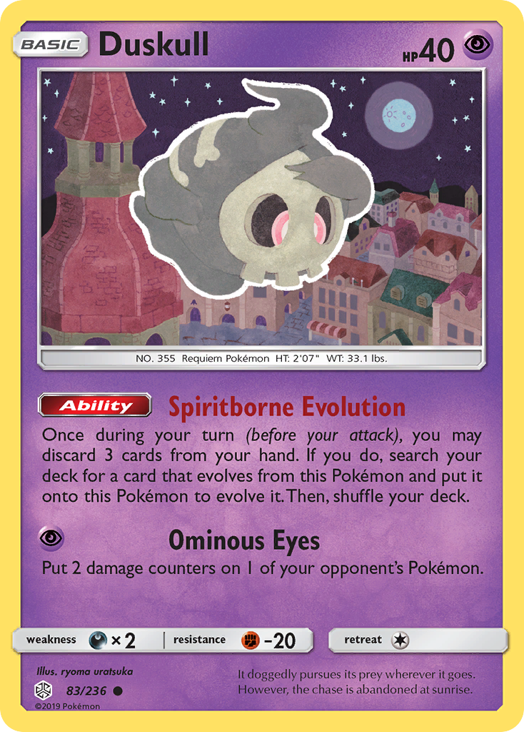 Duskull (83/236) [Sun & Moon: Cosmic Eclipse] | Gear Gaming Bentonville