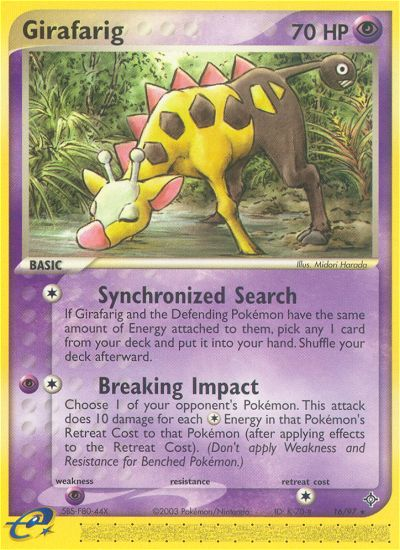 Girafarig (16/97) [EX: Dragon] | Gear Gaming Bentonville