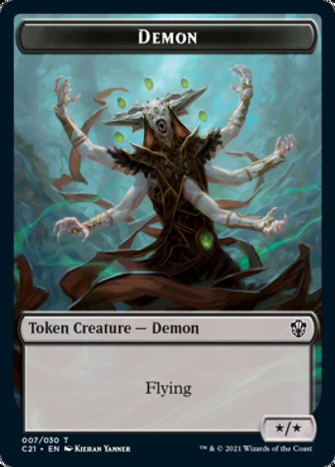 Demon // Fungus Beast Token [Commander 2021 Tokens] | Gear Gaming Bentonville