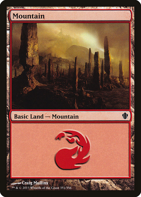 Mountain (351) [Commander 2013] | Gear Gaming Bentonville