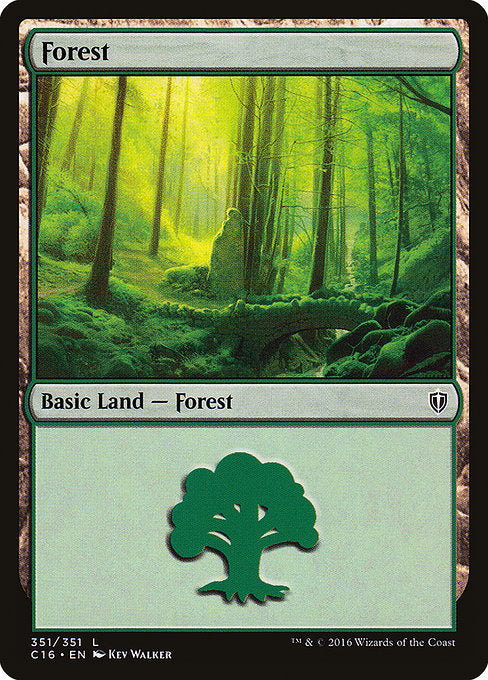 Forest (351) [Commander 2016] | Gear Gaming Bentonville