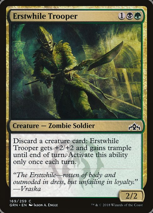 Erstwhile Trooper [Guilds of Ravnica] | Gear Gaming Bentonville