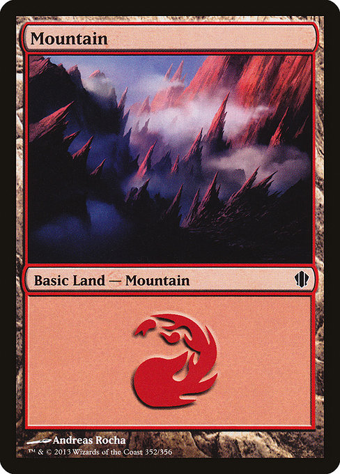 Mountain (352) [Commander 2013] | Gear Gaming Bentonville