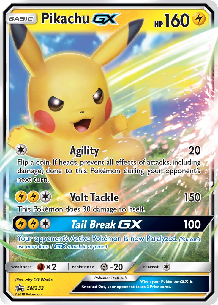 Pikachu GX (SM232) [Sun & Moon: Black Star Promos] | Gear Gaming Bentonville