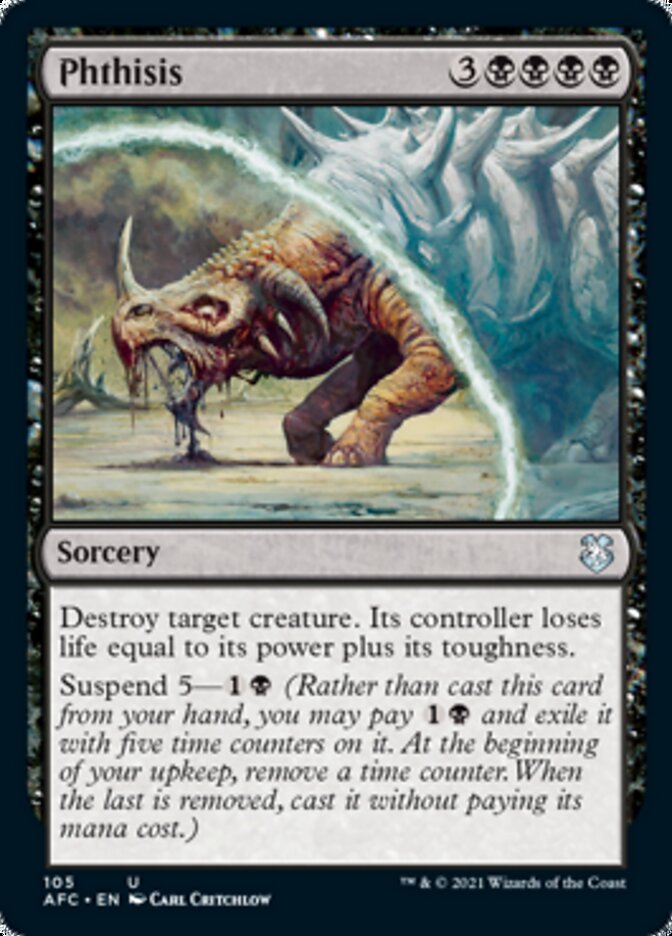 Phthisis [Dungeons & Dragons: Adventures in the Forgotten Realms Commander] | Gear Gaming Bentonville