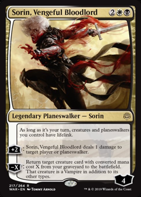 Sorin, Vengeful Bloodlord [War of the Spark] | Gear Gaming Bentonville