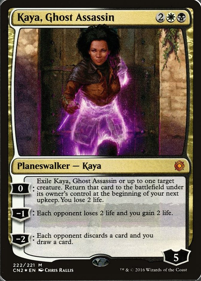 Kaya, Ghost Assassin (222/221) [Conspiracy: Take the Crown] | Gear Gaming Bentonville