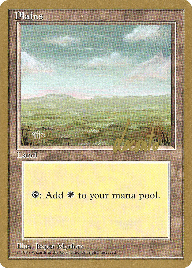 Plains (ml364) (Michael Loconto) [Pro Tour Collector Set] | Gear Gaming Bentonville