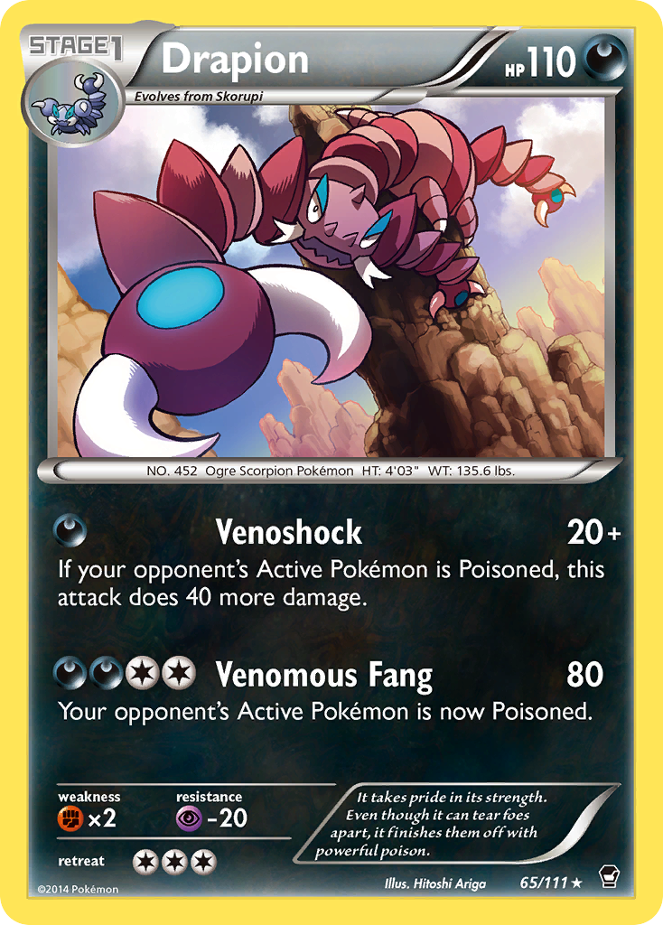 Drapion (65/111) [XY: Furious Fists] | Gear Gaming Bentonville