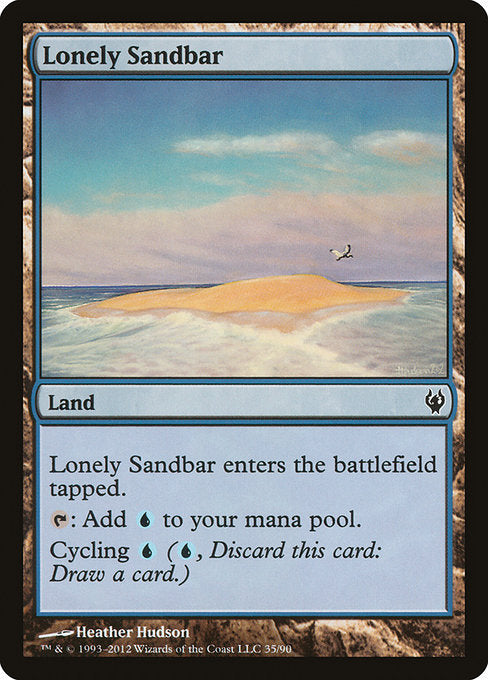 Lonely Sandbar [Duel Decks: Izzet vs. Golgari] | Gear Gaming Bentonville