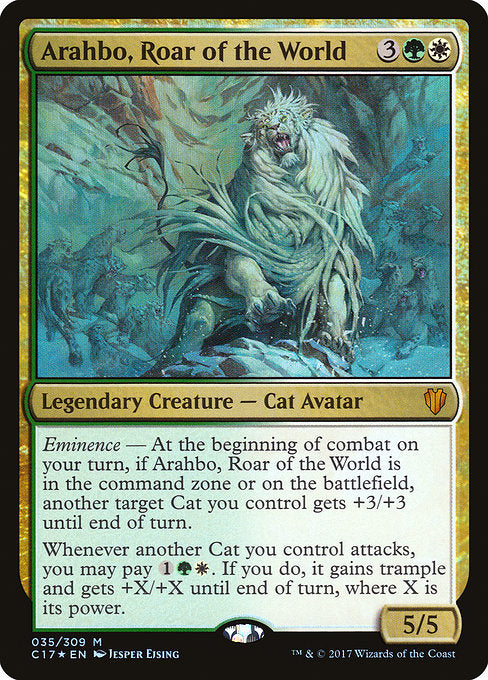 Arahbo, Roar of the World [Commander 2017] | Gear Gaming Bentonville