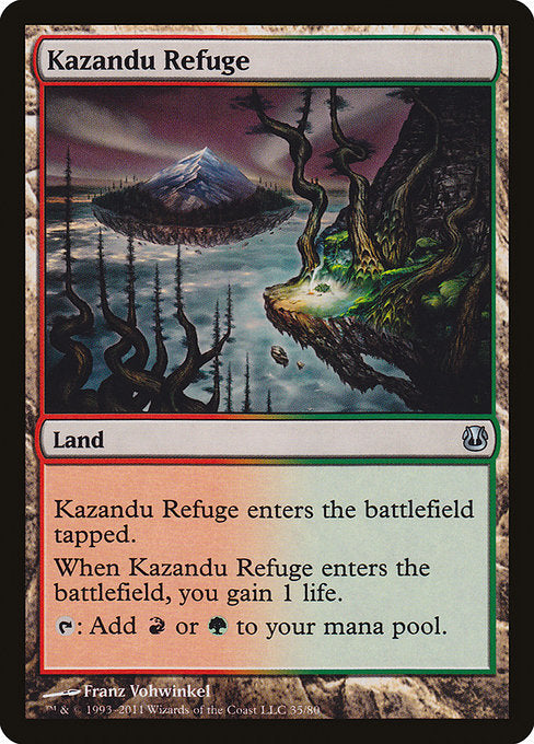 Kazandu Refuge [Duel Decks: Ajani vs. Nicol Bolas] | Gear Gaming Bentonville