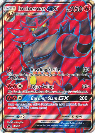 Incineroar GX (SM38) (Jumbo Card) [Sun & Moon: Black Star Promos] | Gear Gaming Bentonville