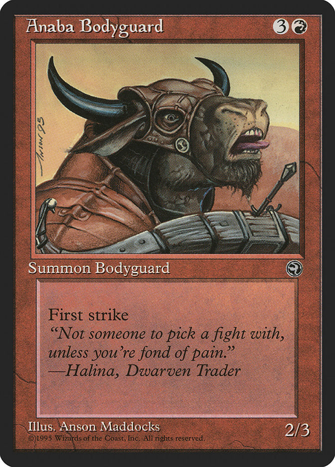 Anaba Bodyguard (Halina Flavor Text) [Homelands] | Gear Gaming Bentonville