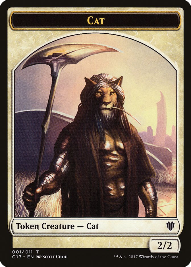 Cat Token [Commander 2017 Tokens] | Gear Gaming Bentonville