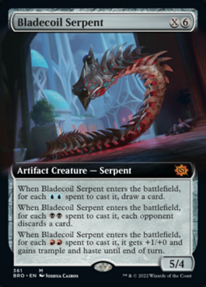 Bladecoil Serpent (Extended Art) [The Brothers' War] | Gear Gaming Bentonville