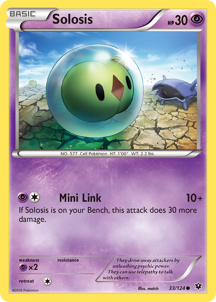 Solosis (33/124) [XY: Fates Collide] | Gear Gaming Bentonville