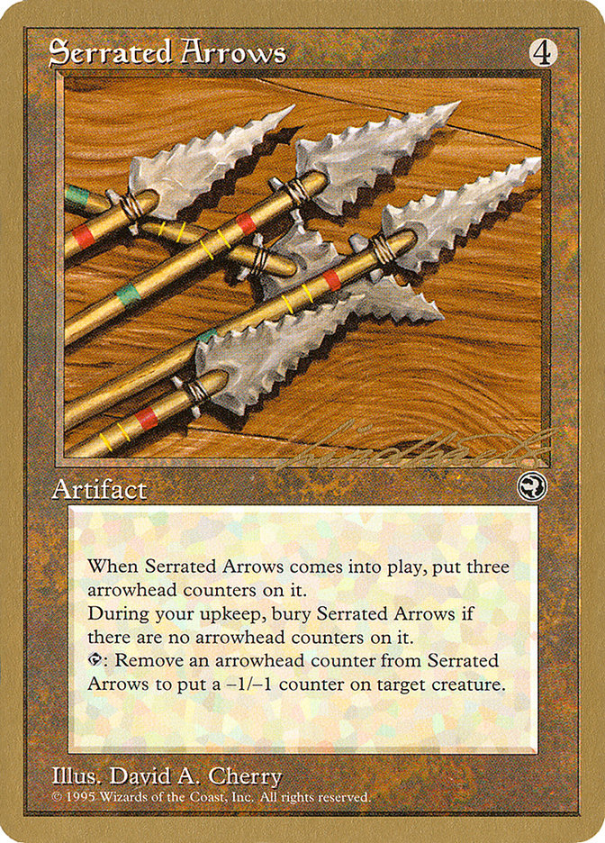 Serrated Arrows (Leon Lindback) [Pro Tour Collector Set] | Gear Gaming Bentonville