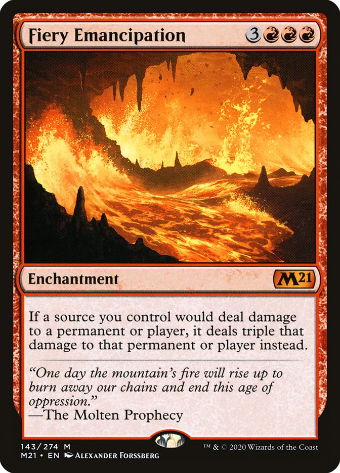 Fiery Emancipation [Core Set 2021] | Gear Gaming Bentonville