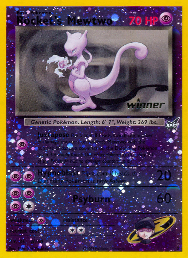 Rocket's Mewtwo (8) [Best of Promos] | Gear Gaming Bentonville