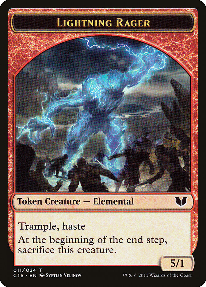 Lightning Rager // Lightning Rager Double-Sided Token [Commander 2015 Tokens] | Gear Gaming Bentonville