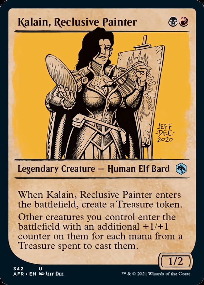 Kalain, Reclusive Painter (Showcase) [Dungeons & Dragons: Adventures in the Forgotten Realms] | Gear Gaming Bentonville