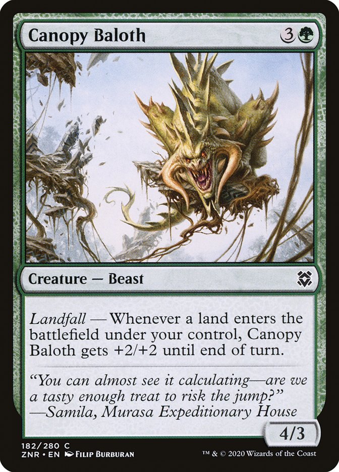 Canopy Baloth [Zendikar Rising] | Gear Gaming Bentonville