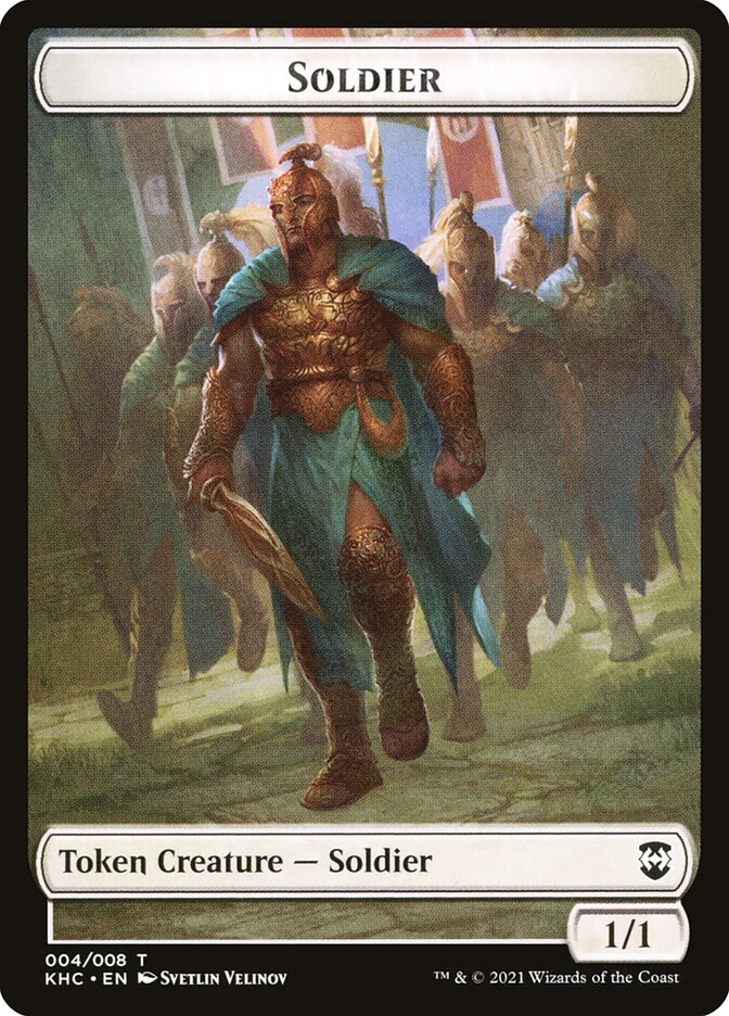 Bird (005) // Soldier Double-sided Token [Kaldheim Commander Tokens] | Gear Gaming Bentonville