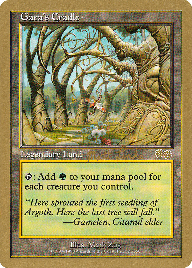 Gaea's Cradle (Matt Linde) [World Championship Decks 1999] | Gear Gaming Bentonville