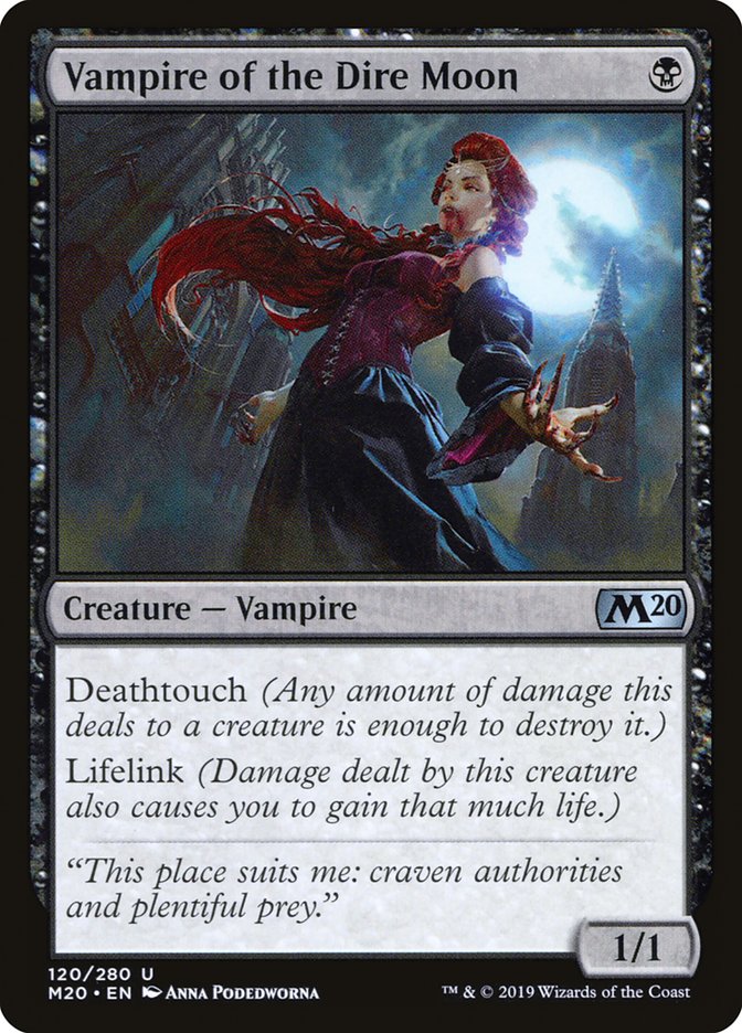 Vampire of the Dire Moon [Core Set 2020] | Gear Gaming Bentonville