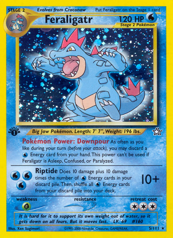 Feraligatr (5/111) [Neo Genesis 1st Edition] | Gear Gaming Bentonville