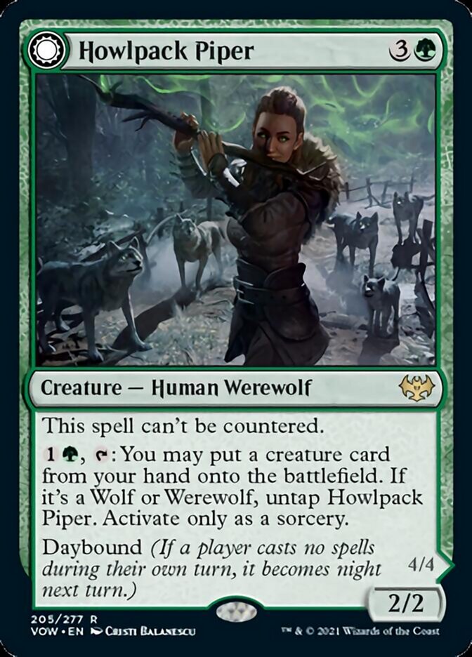 Howlpack Piper // Wildsong Howler [Innistrad: Crimson Vow] | Gear Gaming Bentonville