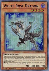 White Rose Dragon (Green) [LDS2-EN109] Ultra Rare | Gear Gaming Bentonville