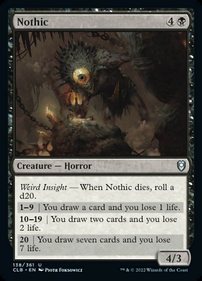 Nothic [Commander Legends: Battle for Baldur's Gate] | Gear Gaming Bentonville