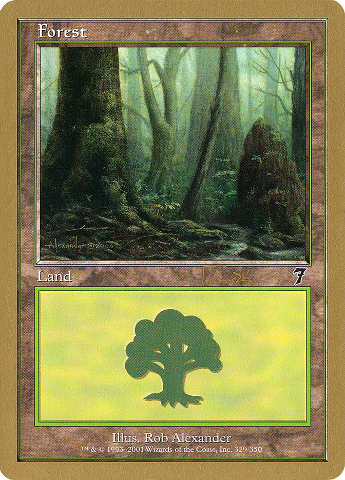 Forest (jt329) (Jan Tomcani) [World Championship Decks 2001] | Gear Gaming Bentonville