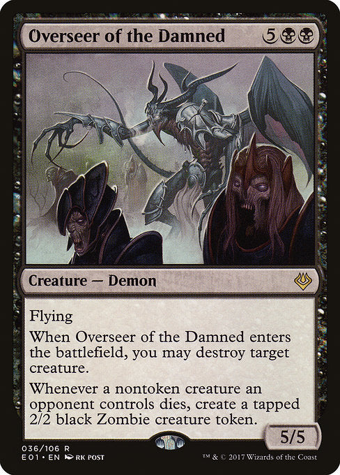 Overseer of the Damned [Archenemy: Nicol Bolas] | Gear Gaming Bentonville