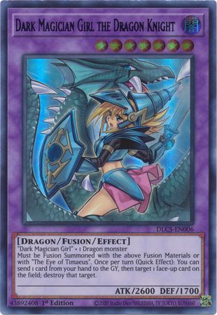 Dark Magician Girl the Dragon Knight (Alternate Art) [DLCS-EN006] Ultra Rare | Gear Gaming Bentonville